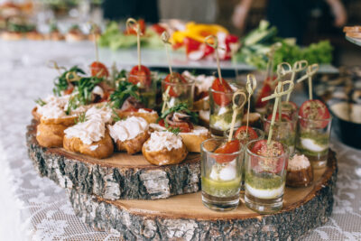 pintxos, tapas, spanish canapes party finger food