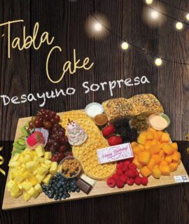 tabla cake desayuno perfecto