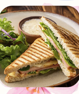PANINIS Y ENSALADAS $350 MXN P/P
